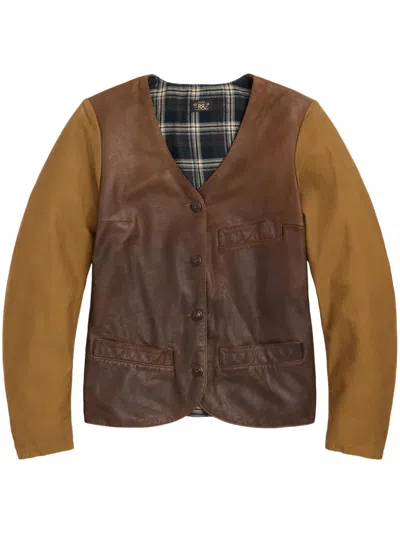 Rrl Conlan Jacket In Brown