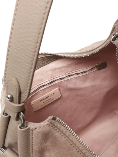 Coccinelle Suede Leather Shoulder Bag