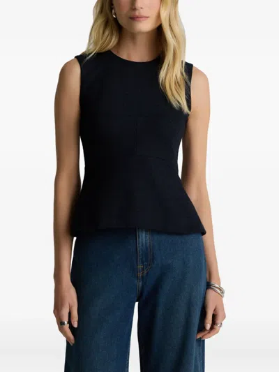 千鸟格纹无袖坦克背心