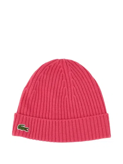 Lacoste Ribbed-knit Beanie