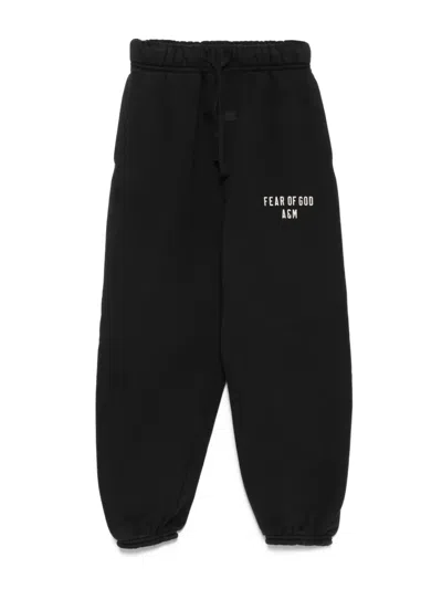 Essentials Logo-print Track Pants In Black