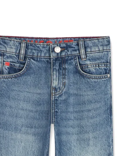 Hugo Boss Faded Jeans In Blue