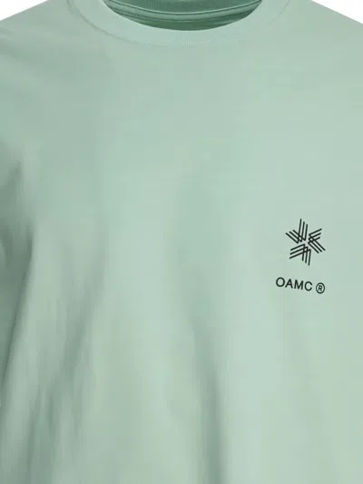 Goldwin Oamc Logo-print T-shirt In Green