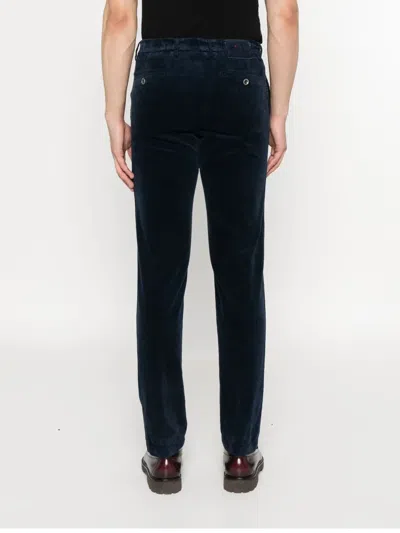 Kiton Corduroy Trousers In Black