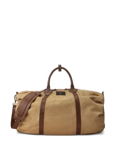 Rrl Douglas Duffle Bag In Neutral