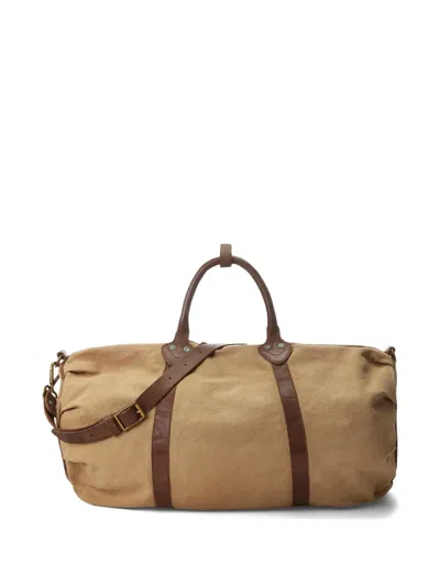 Rrl Douglas Duffle Bag In Neutral