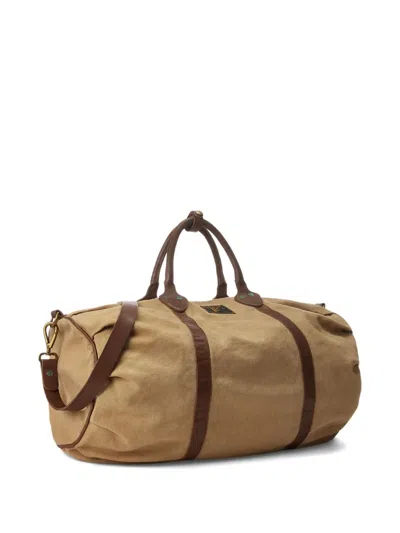 Rrl Douglas Duffle Bag In Neutral