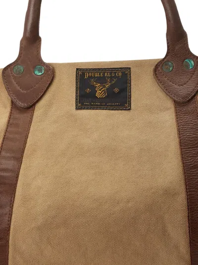 Rrl Douglas Duffle Bag In Neutral