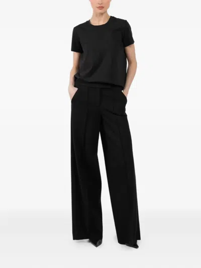 Dorothee Schumacher T-shirt With Satin Bows On The Back In Black