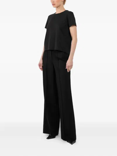 Dorothee Schumacher T-shirt With Satin Bows On The Back In Black