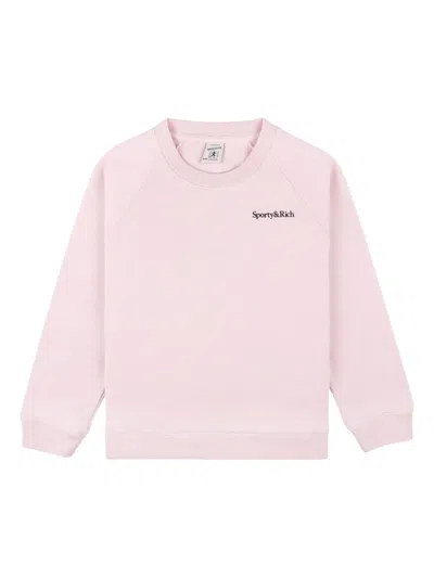 Sporty And Rich Slogan-print Sweatshirt In Pink
