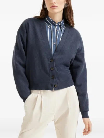 Brunello Cucinelli Button-front Cashmere Cardigan