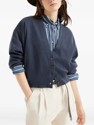 Brunello Cucinelli Button-front Cashmere Cardigan