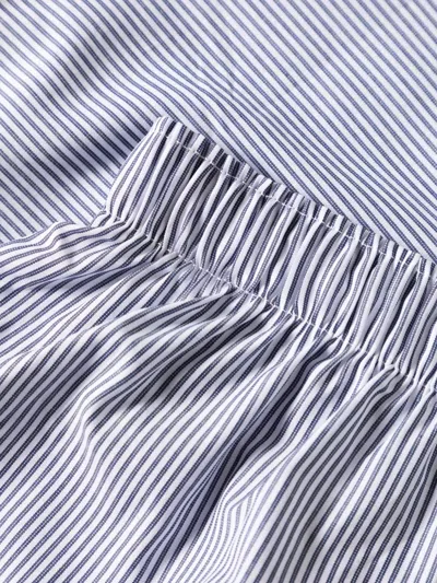 Sunspel Pinstriped Cotton Boxer Shorts