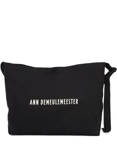 Ann Demeulemeester Medium Cotton Shoulder Bag