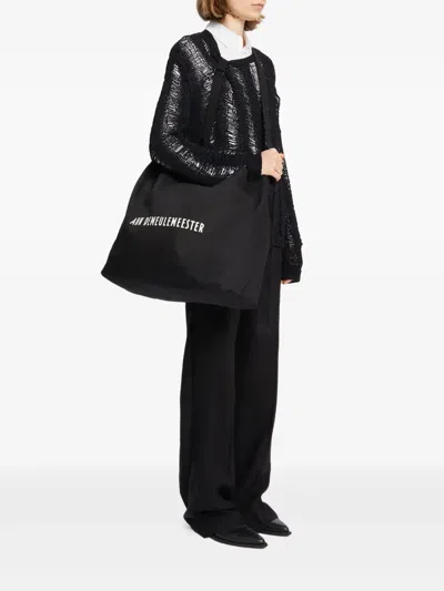 Ann Demeulemeester Medium Cotton Shoulder Bag