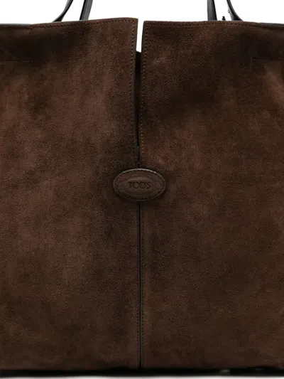Tod's Medium Suede Tote Bag