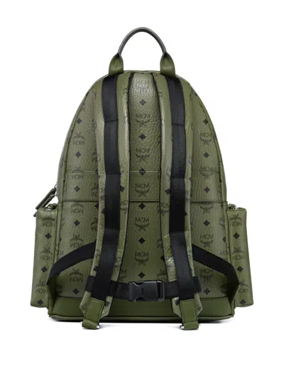 Mcm Medium Stark Visetos Monogram Backpack