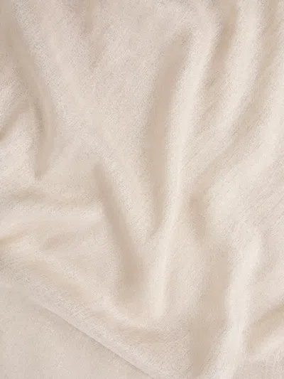 Brunello Cucinelli Fringed Cashmere-silk Blend Scarf