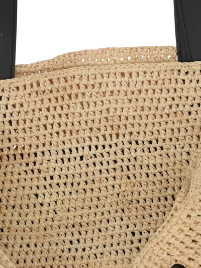 Loewe Mini Punch Hole Rafia-crochet Cross Body Bag In Multi