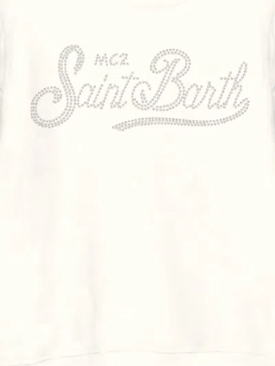 Mc2 Saint Barth Briony Sweatshirt In White