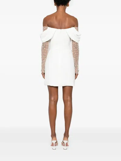 Costarellos Nandi Midi Dress In Neutral