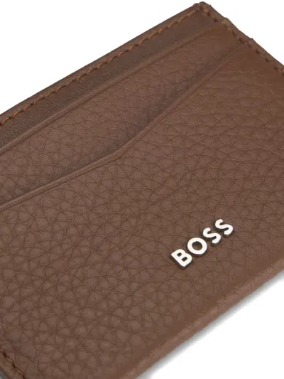 Hugo Boss Pebbled Leather Cardholder