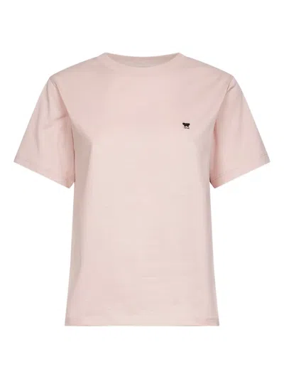 Weekend Max Mara Butterfly Logo Embroidered Crewneck T-shirt