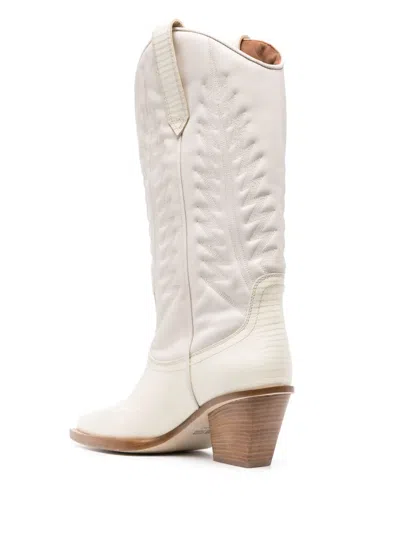 Paris Texas 60mm Rosario Cowboy Boots In Neutral