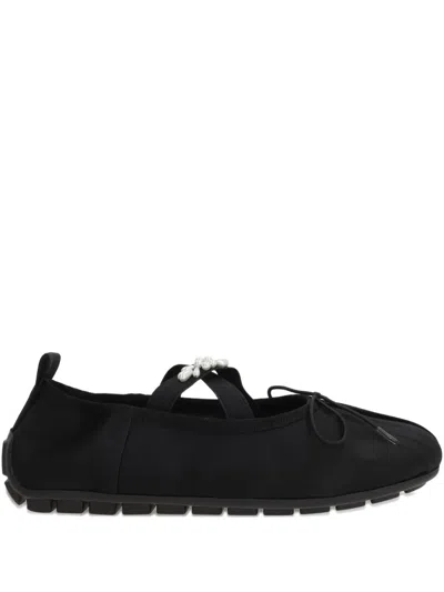 Simone Rocha Fuax Pearl-embellished Ballet Flats