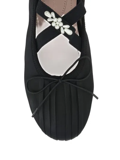 Simone Rocha Fuax Pearl-embellished Ballet Flats