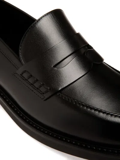 Bally Penny-slot Leather Loafers