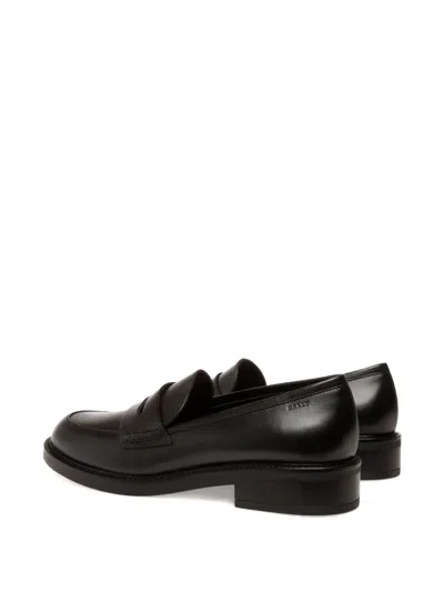Bally Penny-slot Leather Loafers