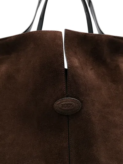 Tod's Di Bag Folio Leather Tote Bag