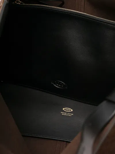 Tod's Di Bag Folio Leather Tote Bag