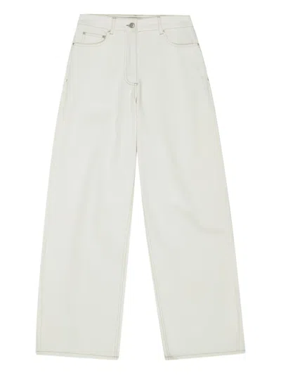 Remain Birger Christensen Cocoon Contrast-stitch Wide-leg Jeans