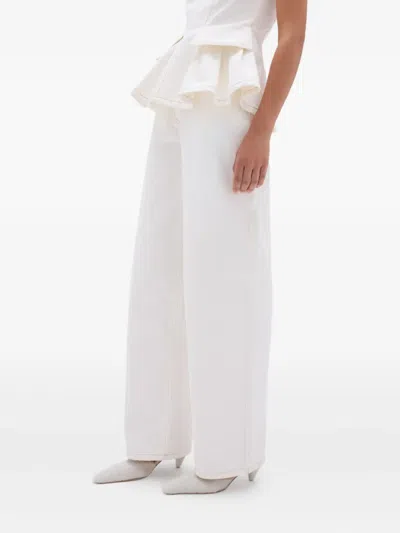 Remain Birger Christensen Cocoon Contrast-stitch Wide-leg Jeans