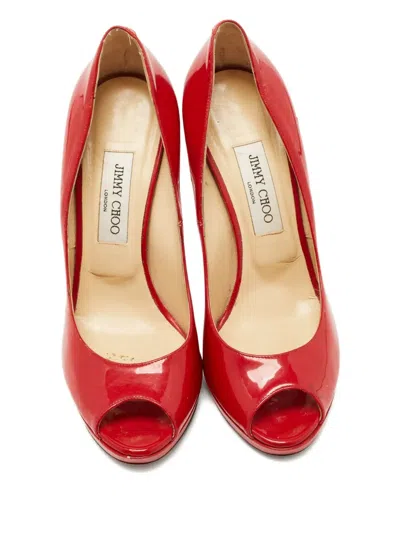 Pre-owned Jimmy Choo 125mm Leather Heeled Pumps