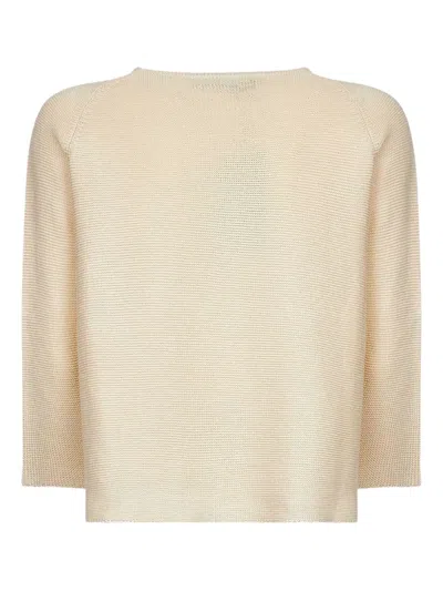 Weekend Max Mara Boat-neck Sweaters In Neutral
