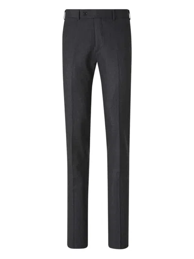 Scabal® Tailored Trousers In Black