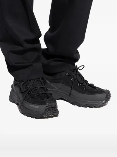 Moncler Knitted-panel Lace-up Trainers