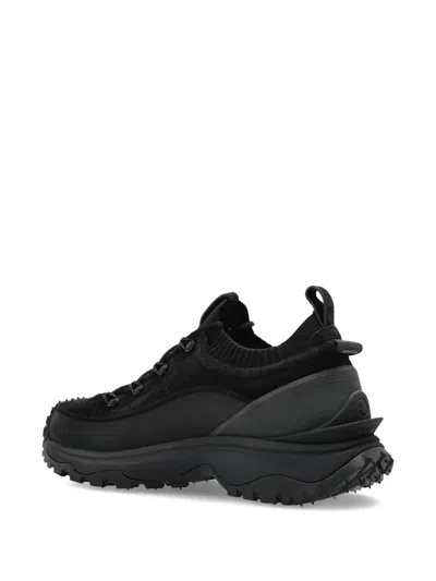 Moncler Knitted-panel Lace-up Trainers
