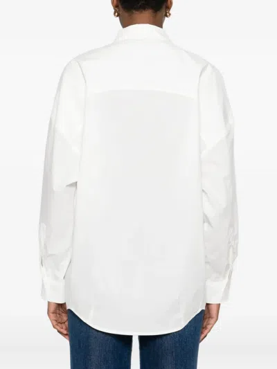 Agolde Cotton Shirt In White