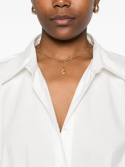 Agolde Cotton Shirt In White