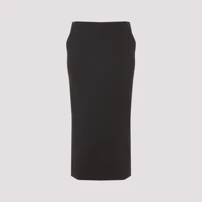 Giorgio Armani Virgin Wool Midi Skirt