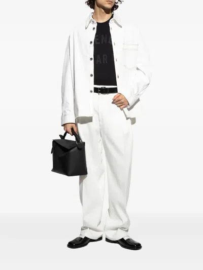 Givenchy Twisted Leg Pant 2 Pleats In White