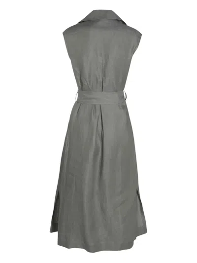 Glanshirt Midi Dress