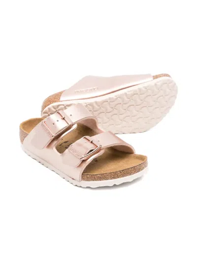Birkenstock Arizona Sandals In Gold