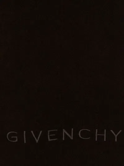 Givenchy Logo-embroidered Wool Scarf