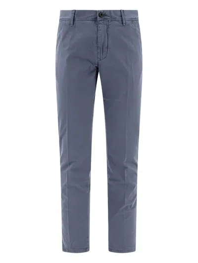 Incotex Button-fly Trousers In Blue